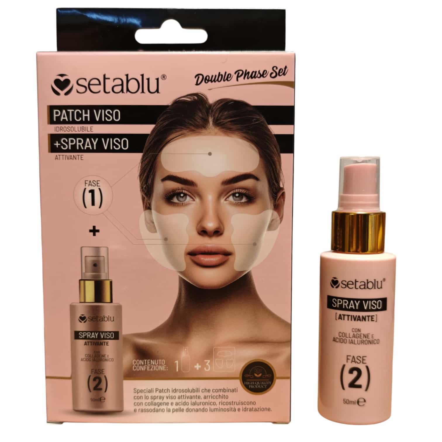 Set Plasturi + Spray cu Colagen și Acid Hialuronic