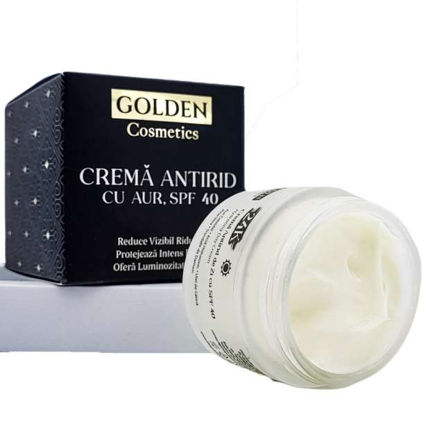 Cremă Antirid cu Aur și Acid Hialuronic SPF 40