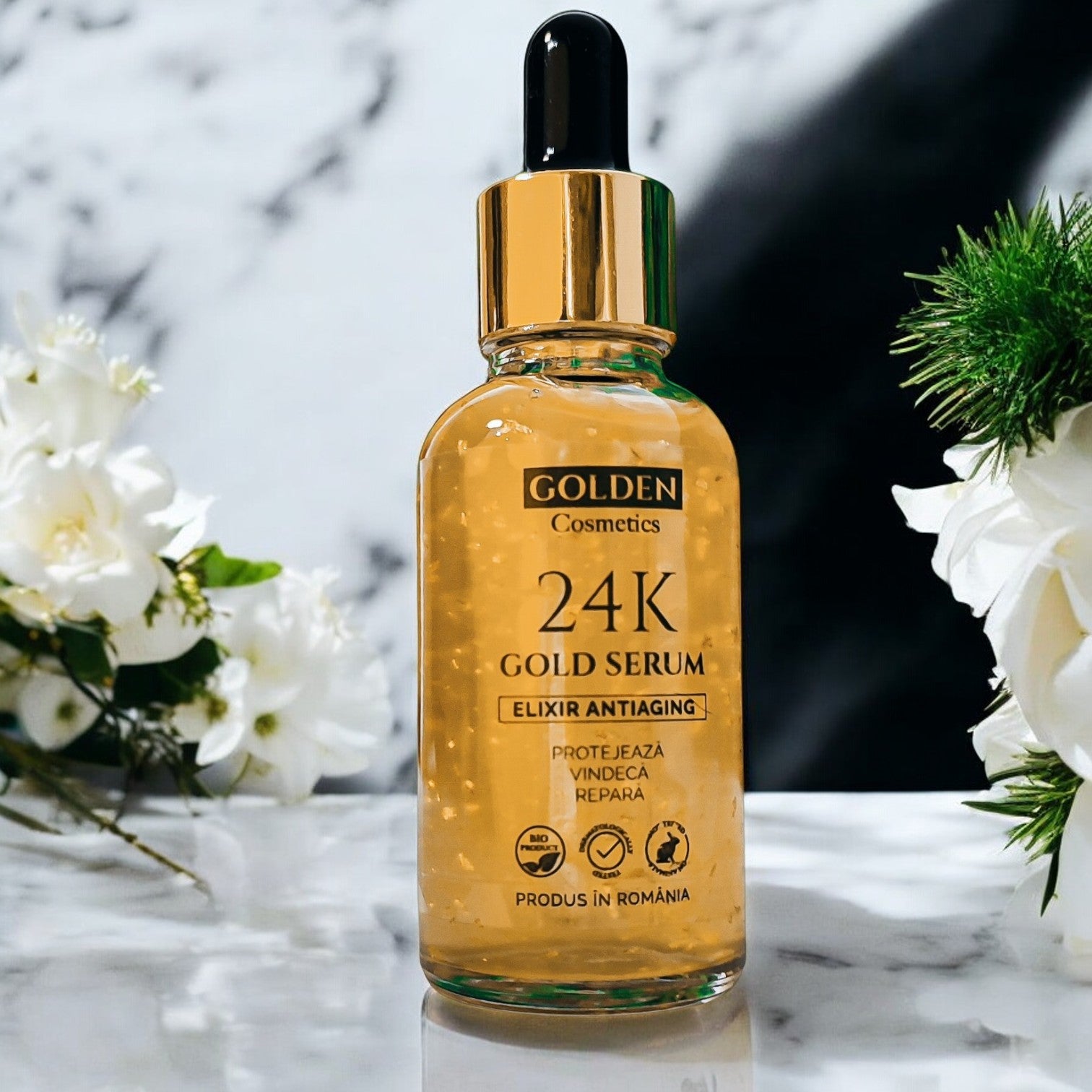 Set Antipete și Antirid cu Aur 24K, Acid Kojic și Niacinamide