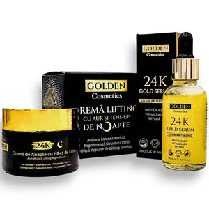 Set Lifting Royal Gold, Ser + Cremă Noapte