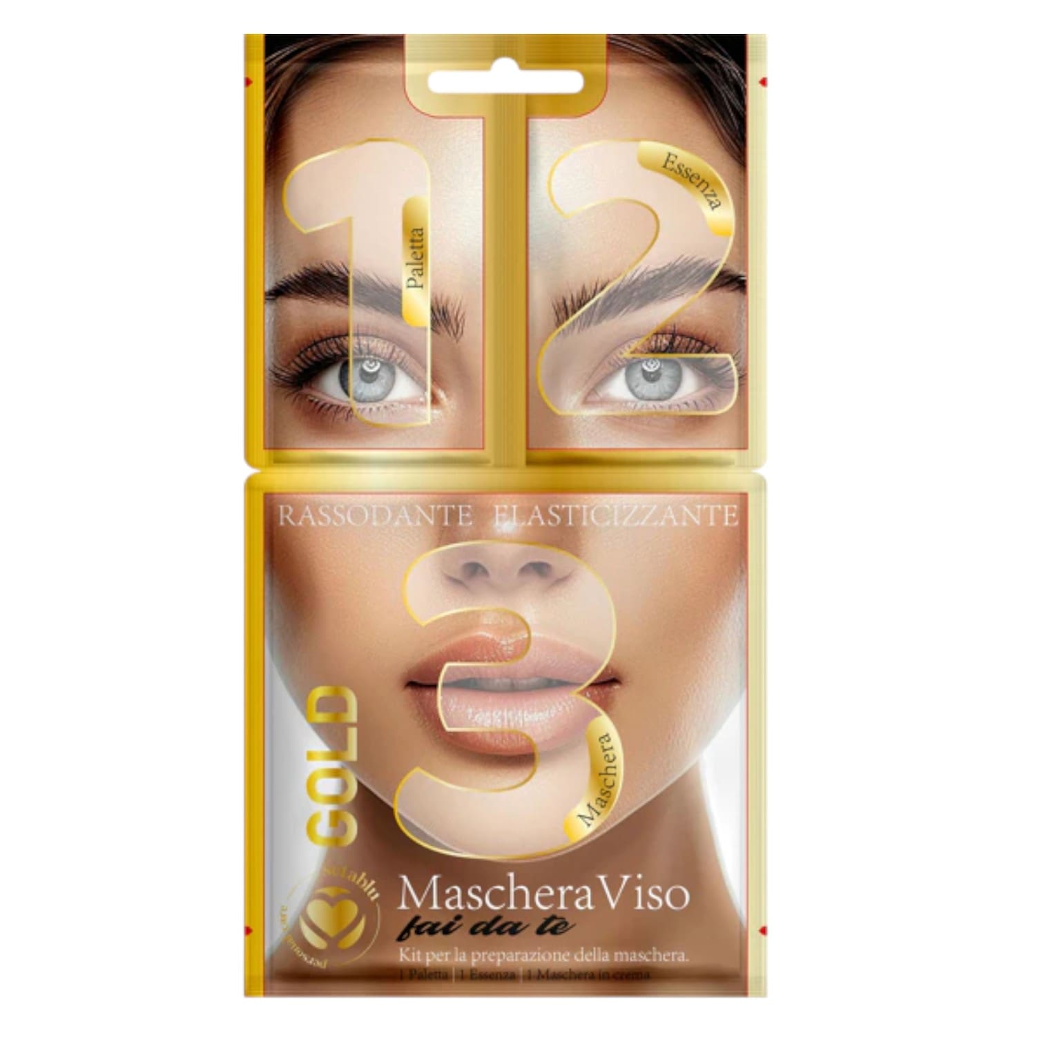 Mască Gold în 3 Pași