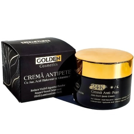 Image of Set Creme Antirid și Antipete cu Aur și Acid Hialuronic Golden Cosmetics 