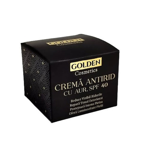 Image of Cremă Antirid cu Aur și Acid Hialuronic SPF 40 The Golden Shop 