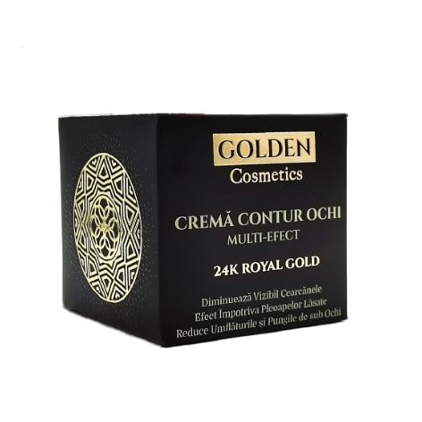 Image of Cremă Contur Ochi cu Aur, Acid Hialuronic și Tens Up 10% The Golden Shop 