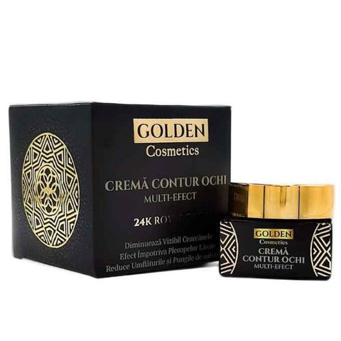 Image of Cremă Contur Ochi cu Aur, Acid Hialuronic și Tens Up 10% The Golden Shop 