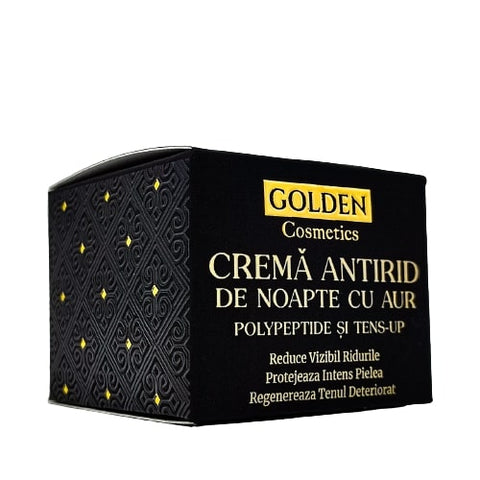 Image of Cremă de Noapte cu Aur, Polypeptide și Tens-Up Golden Cosmetics 