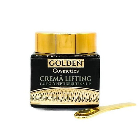 Image of Cremă Lifting cu Fulgi de Aur, Tens Up 10% și Acid Hialuronic Golden Cosmetics 