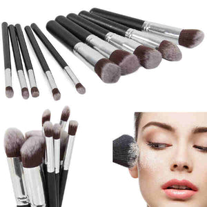 Set Profesional 10 Pensule de Machiaj Golden Cosmetics 